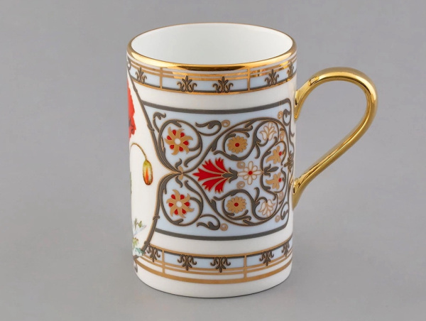 Бокал ИФЗ Мак восточный (форма Соло) 400 мл, в подарочной упаковке, Императорский фарфоровый завод 81.32713.00.1