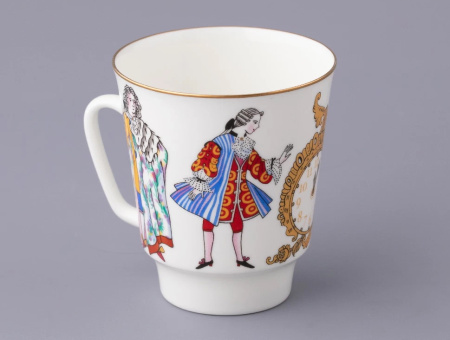 Комплект кофейный 3 предмета Золушка (Майская) Императорский фарфоровый завод (ИФЗ) 81.25406.00.1