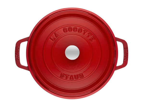 Кокот круглый 28 см 6,7 л, вишневый, Staub La Cocotte (1102806) Кокот круглый 28 см 6,7 л, вишневый, Staub La Cocotte (1102806)