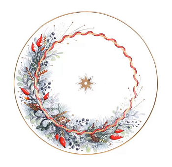 Тарелка плоская 200 мм ИФЗ Календа (Стандартная 2) Императорский фарфоровый завод 80.35716.00.1