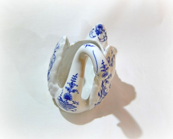 Лебедь конфетница 15 см, Гжель Мэри Энн 20118426-0055, Leander