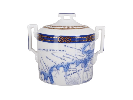 Сервиз чайный ИФЗ Кают-компания (Гербовая) 14 предметов, Императорский фарфоровый завод 81.24029.00.1