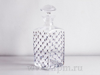 Графин (белая крышка) 1000 мл Кобальтовая сетка, Императорский фарфоровый завод (ЛФЗ) 14.00028.07