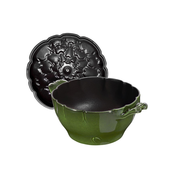 Кокот Артишок 22 см 3,0 л, Staub, зеленый базилик (11152285) Кокот Артишок 22 см 3,0 л, Staub, зеленый базилик (11152285)