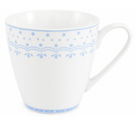 Обеденный набор на 4 персоны 20 предметов Хюгге Голубые узоры 71162120-327B, Leander