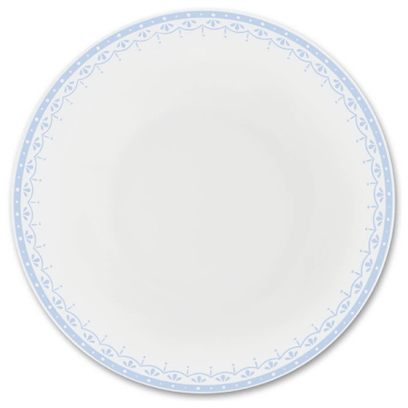 Обеденный набор на 4 персоны 20 предметов Хюгге Голубые узоры 71162120-327B, Leander