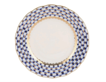 Чайный сервиз ИФЗ Кобальтовая сетка (Тюльпан) 20 предметов, Императорский фарфоровый завод 81.11141.03.1