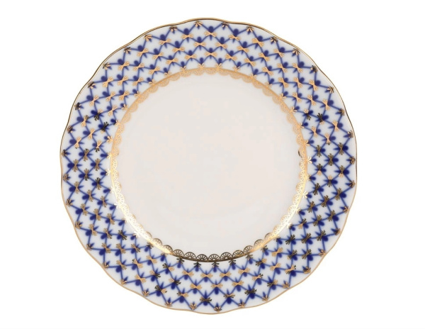 Чайный сервиз ИФЗ Кобальтовая сетка (Тюльпан) 20 предметов, Императорский фарфоровый завод 81.11141.03.1