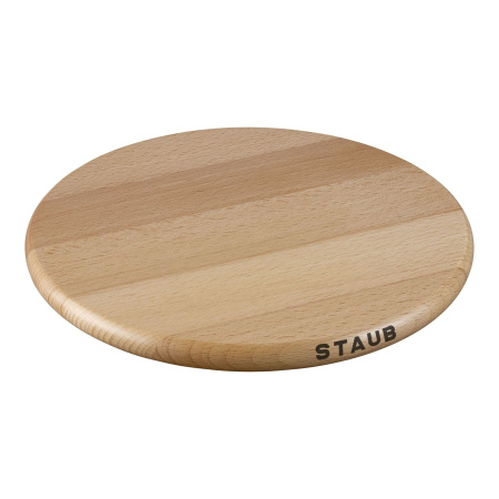Подставка под горячее  деревянная, магнитная, круглая, 23 см, Staub (40511-077)