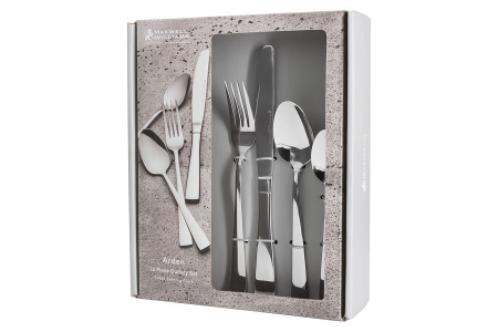 Набор столовых приборов на 4 персоны, 16 предметов, серебристый, Arden, Maxwell & Williams