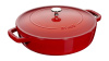 Сотейник чистера с чугунной крышкой, 24 см, 2,4 л Staub Chistera, вишневый (12612406)