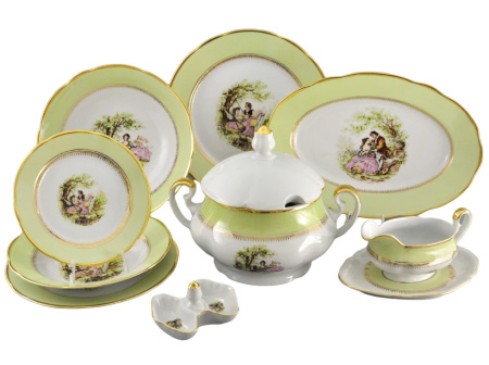 Столовый сервиз на 6 персон 26 предметов, Свидание Мэри-Энн 03162011-231C, Leander