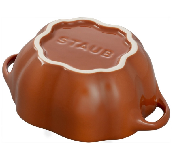 Кокот мини Тыква 12,2 см 0,5 л, Staub Ceramic, корица (40511-555) Кокот мини Тыква 12,2 см 0,5 л, Staub Ceramic, корица (40511-555)