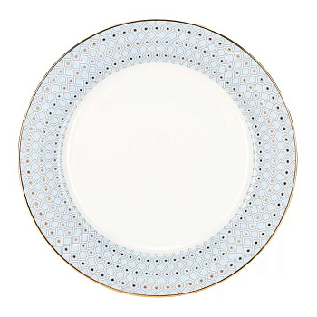 Тарелка плоская 270 мм ИФЗ Азур 2 (Стандартная 2) Императорский фарфоровый завод 80.93397.00.1