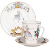 Комплект кофейный 3 предмета Золушка (Майская) Императорский фарфоровый завод (ИФЗ) 81.25406.00.1