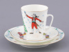 Комплект кофейный 3 предмета Щелкунчик (Майская) Императорский фарфоровый завод (ЛФЗ) 81.18006.00.1