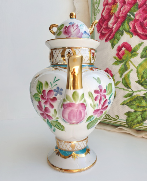 Чайник заварной Светлый день (Самоварчик) 480 мл, Императорский фарфоровый завод (ИФЗ) 80.00789.00.1