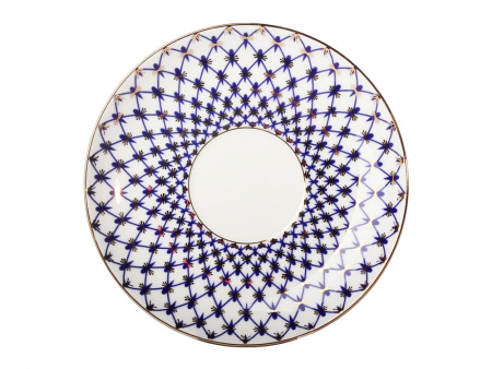 Сервиз чайный ИФЗ Кобальтовая сетка (Купольная) 14 предметов, Императорский фарфоровый завод (ЛФЗ) 81.21513.00.1