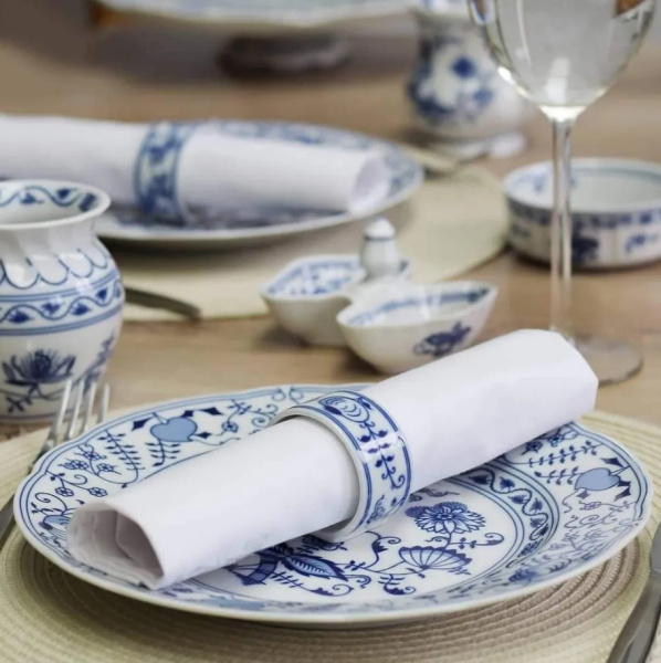 Набор колец для салфеток 6 штук, Гжель Мэри Энн 02164611-0055, Leander