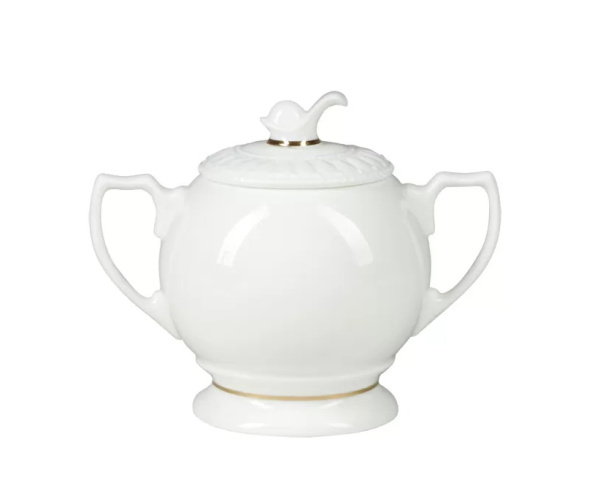 Сервиз чайный ИФЗ Золотая лента (Жемчужина) 14 предметов, Императорский фарфоровый завод (ЛФЗ) 81.26223.00.1