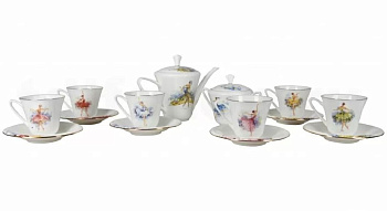 Сервиз чайный Феи 14 предметов (Сад) Императорский фарфоровый завод (ИФЗ) 81.25021.00.1