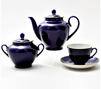 Сервиз чайный ИФЗ Ночка 14 предметов (Весенняя) Императорский фарфоровый завод 81.11164.04.1