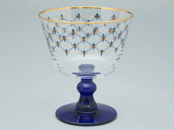 Набор (4 креманки) 380 мл Кобальтовая сетка, Императорский фарфоровый завод (ИФЗ) 14.11000.07