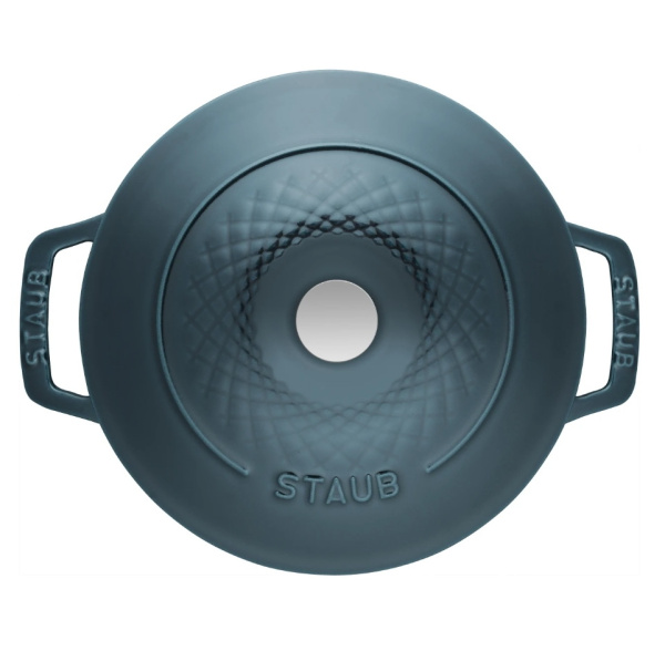Кокот круглый STAUB La Cocotte 24 см, 4,25 л, морская волна (14522437) Кокот круглый STAUB La Cocotte 24 см, 4,25 л, морская волна (14522437)