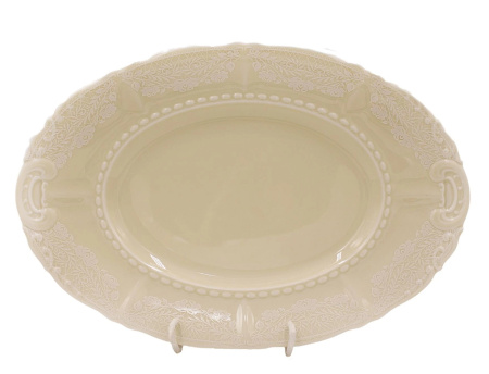 Столовый сервиз на 6 персон 25 предметов Белый узор Слоновая кость, Соната 07562011-3001, Leander