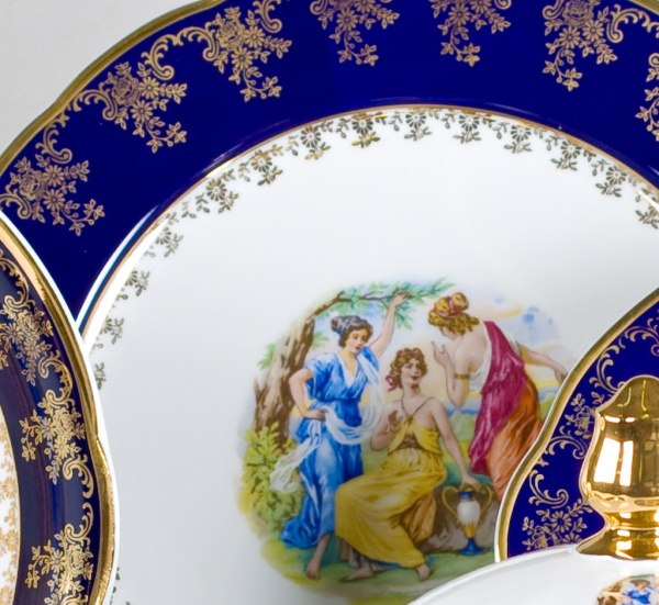 Столовый сервиз на 6 персон 26 предметов Мадонна кобальт, Мэри-Энн 03162011-0179, Leander Столовый сервиз на 6 персон 26 предметов Мадонна кобальт, Мэри-Энн 03162011-0179, Leander