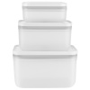 Набор пластиковых контейнеров ZWILLING Fresh&Save для вакуумного хранения, размер S/M/L, 3 штуки, Zwilling J.A. Henckels (36804-003)