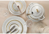 Столовый сервиз на 6 персон 25 предметов, Золотой кант Соната 07162011-1239, Leander