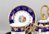 Кофейный сервиз 6 персон 15 предметов Мадонна кобальт, Мэри-Энн 03160714-0179, Leander