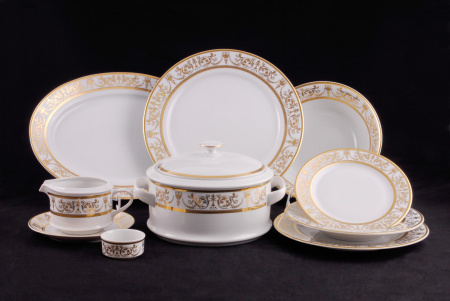 Столовый сервиз на 6 персон 25 предметов, Сабина 02162021-1373, Leander