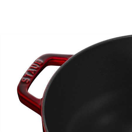 Кокот STAUB Лилия 26 см, 4,9 л, гранатовый (11212687)