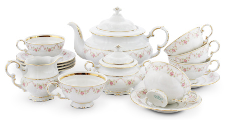 Чайный сервиз 6 персон 15 предметов, Мелкие цветы Соната 07160725-0158, Leander