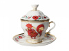 Чашка чайная с блюдцем и с крышкой, Сувенир (Подарочная-2) Императорский фарфоровый завод (ИФЗ) 81.10319.00.1