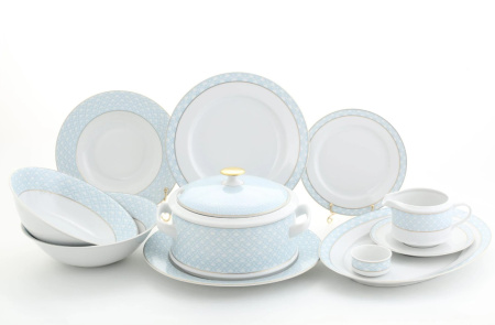 Столовый сервиз на 6 персон 25 предметов, Сабина 02162021-243B, Leander