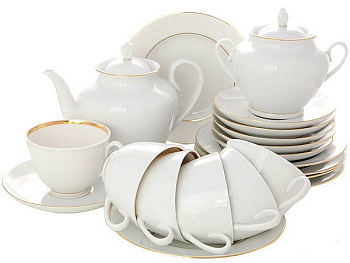 Чайный сервиз ИФЗ Белоснежка 20 предметов (Весенняя), Императорский фарфоровый завод (ЛФЗ) 81.20879.00.1