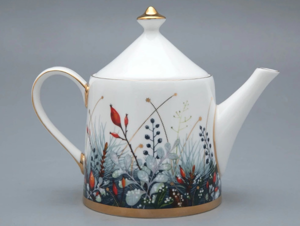 Чайник 900 мл Календа (Идиллия) Императорский фарфоровый завод (ИФЗ) 80.44472.00.1