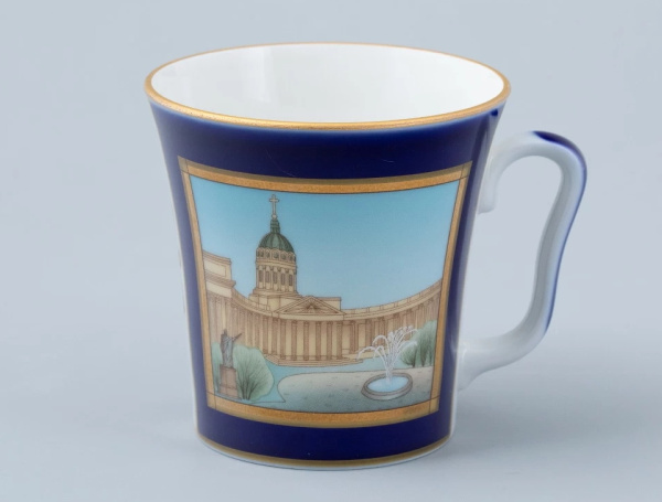 Бокал с Блюдцем Ленинградский, Канал Грибоедова, 360 мл, Императорский фарфоровый завод 81.31476.00.1