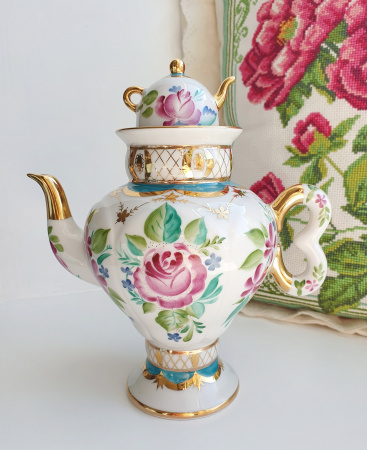 Чайник заварной Светлый день (Самоварчик) 480 мл, Императорский фарфоровый завод (ИФЗ) 80.00789.00.1