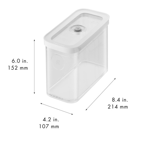 Контейнер пластиковый ZWILLING Cube для вакуумного хранения, прозрачный, 2M, 1,8 л, Zwilling J.A. Henckels (1025127)