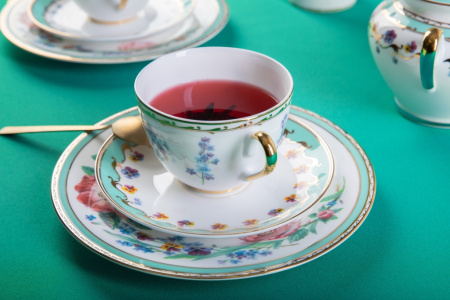 Сервиз чайный ИФЗ Улыбка флоры (Весенняя 2) 20 предметов, Императорский фарфоровый завод 81.30750.00.1