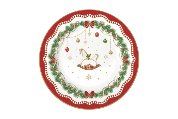 Набор новогодних тарелок 8 предметов на 4 персоны, Щелкунчик, Magie de Noel, Easy Life