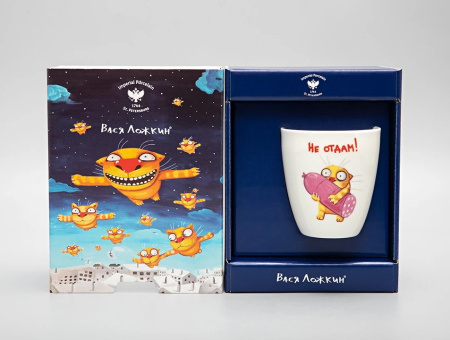 Подарочный набор ИФЗ Бокал 450 мл Вариации Вася Ложкин. Не отдам, Императорский фарфоровый завод 81.29343.00.1