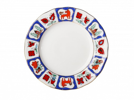 Сервиз чайный ИФЗ Русский лубок 20 предметов (Тюльпан), Императорский фарфоровый завод (ЛФЗ) 81.20958.00.1