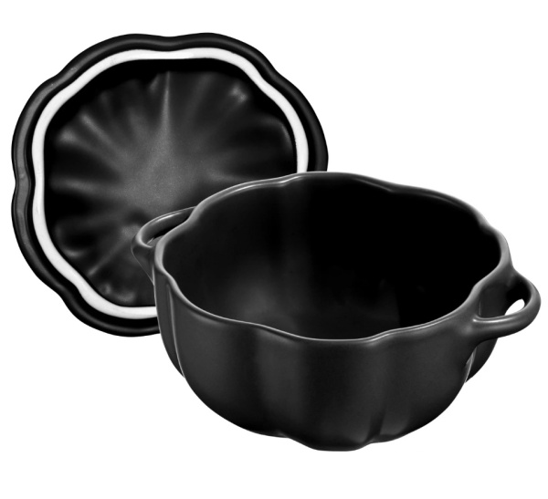 Кокот мини Тыква 12,2 см (0,5 л) Staub Ceramic, черный (40508-548) Кокот мини Тыква 12,2 см (0,5 л) Staub Ceramic, черный (40508-548)