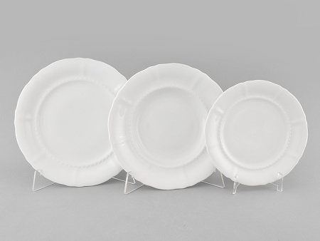 Набор тарелок на 6 персон 18 предметов, Соната 07160119-0000, Leander