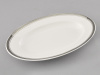 Блюдо овальное 39 см Изящная платина, Сабина 02111525-0011, Leander